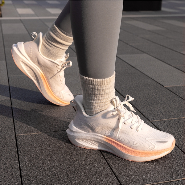 [FlyLife] Women's Breathable Lifestyle Sneakers - BEIGE - 7